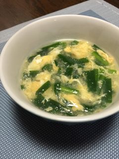 にら玉スープ-レシピのメイン写真