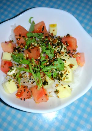 スピードご飯！トマトチーズライス♪-レシピのメイン写真