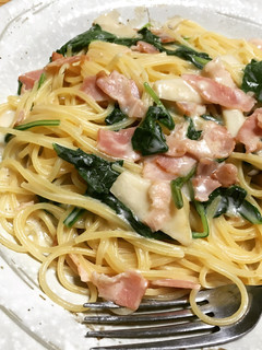 ベーコンの豆乳クリームパスタ-レシピのメイン写真