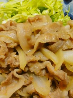 豚バラと玉ねぎのしょうが焼き-レシピのメイン写真
