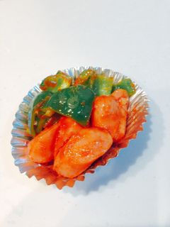 ☆お弁当に!ピーマンとウインナー炒め☆-レシピのメイン写真