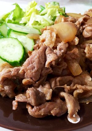 お弁当に！豚肉と玉ねぎの旨辛醤油炒め-レシピのメイン写真