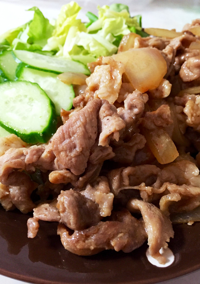 お弁当に！豚肉と玉ねぎの旨辛醤油炒め-レシピのメイン写真