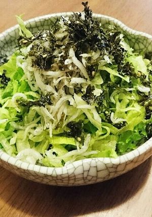 大葉とレタスのしらすサラダ-レシピのメイン写真