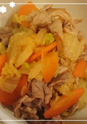 白菜と豚肉の白だし煮☆-レシピのメイン写真