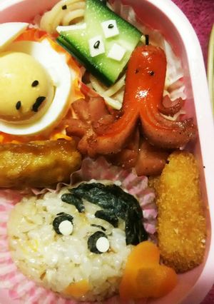 キャラ弁クレヨンしんちゃんとぐでたま-レシピのメイン写真