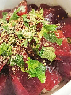 簡単!こっくり味しみ まぐろ漬け丼-レシピのメイン写真