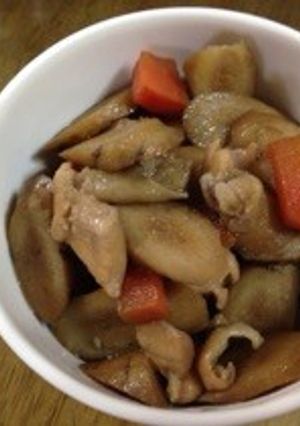 鶏肉と根菜の煮物-レシピのメイン写真