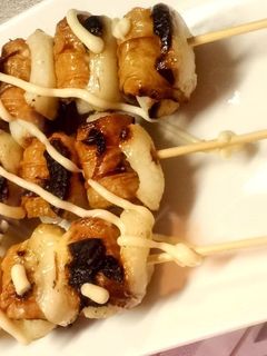 見た目焼き鳥 ちくわマヨわさび-レシピのメイン写真