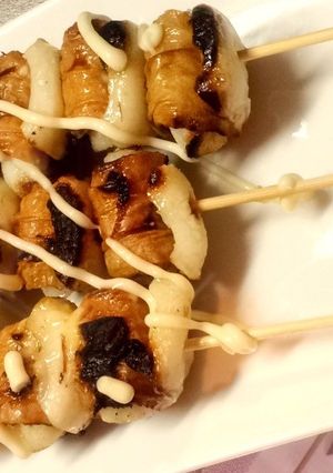 見た目焼き鳥 ちくわマヨわさび-レシピのメイン写真