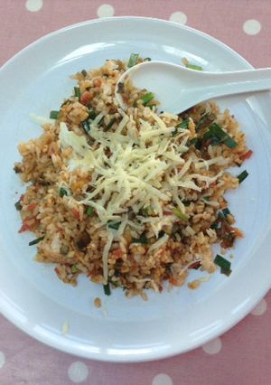 キムチと野沢菜のチーズチャーハン-レシピのメイン写真
