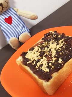 小倉トーストきなこ-レシピのメイン写真