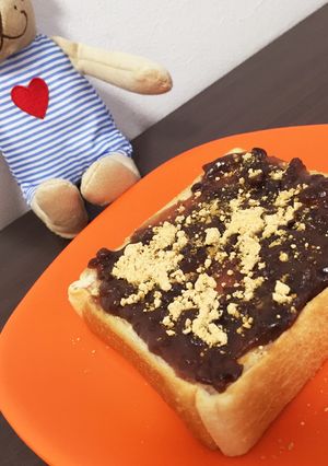 小倉トーストきなこ-レシピのメイン写真