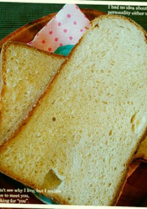 HB♡全粒粉入りサクフワ食パン♡-レシピのメイン写真