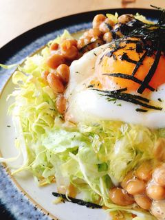健康!キャベたま納豆サラダ-レシピのメイン写真