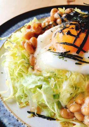 健康！キャベたま納豆サラダ-レシピのメイン写真