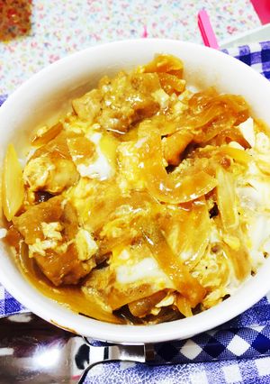 めんつゆで定番の親子丼♡-レシピのメイン写真