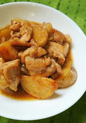 鶏モモ肉とじゃがいもの蒸し煮-レシピのメイン写真