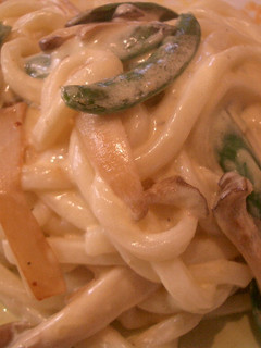 カルボナーラうどん-レシピのメイン写真