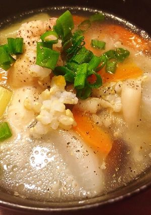 野菜たっぷり♡優しい味の参鶏湯風スープ♡-レシピのメイン写真