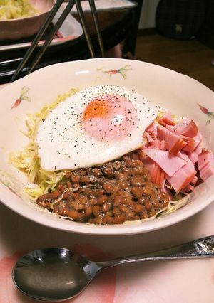 がっつり!サラダごはん(うどん)-レシピのメイン写真