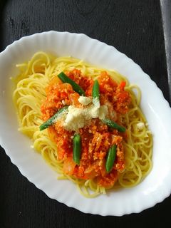 肉なし!ミートソース風スパゲティー♪-レシピのメイン写真