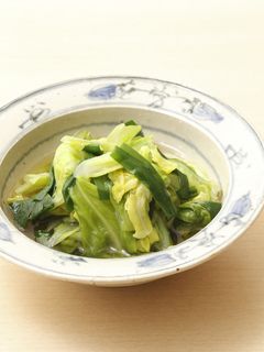 春キャベツとにらの煮びたし-レシピのメイン写真