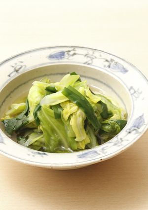 春キャベツとにらの煮びたし-レシピのメイン写真