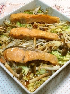 シャケのチャンチャン焼き☆オーブンで簡単-レシピのメイン写真
