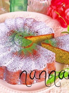 マルグリット型で♡しっとり濃厚抹茶ケーキ-レシピのメイン写真