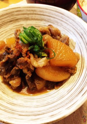 ご飯もお酒もススム♡牛すじと大根の煮込み-レシピのメイン写真