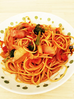 トマト缶で!簡単ひと鍋パスタ-レシピのメイン写真