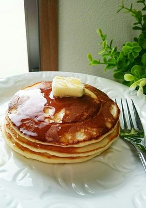 ふわふわしっとり♡パンケーキ☆-レシピのメイン写真