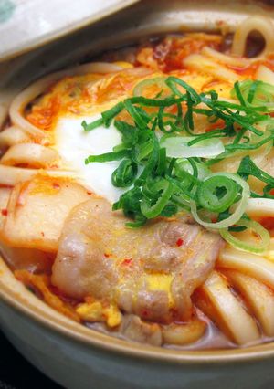 簡単！キムチ煮込みうどん-レシピのメイン写真