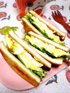 【高野豆腐サンド】低糖質☆卵サンド-レシピのメイン写真