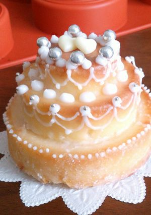 杏のミニウェディングケーキ-レシピのメイン写真