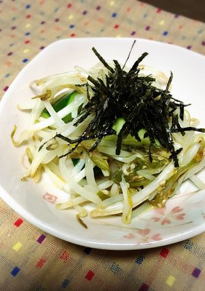 味付け手間不要！めかぶのおかずサラダ☆-レシピのメイン写真