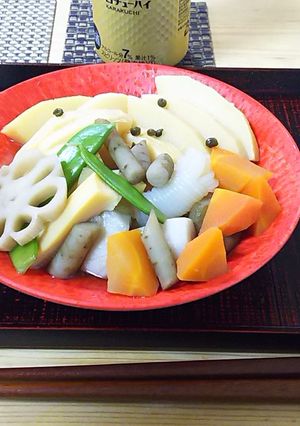 お花見用の炊き合わせ-レシピのメイン写真