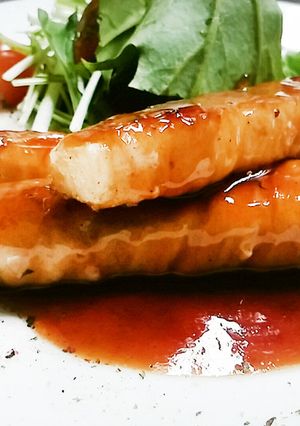 茎捨てないで！豚巻ブロッコリーの照焼き♪-レシピのメイン写真