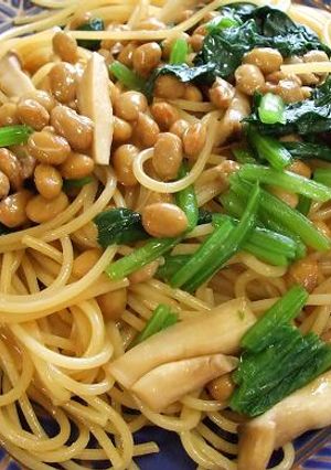 納豆パスタ-レシピのメイン写真