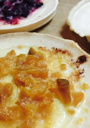 南部煎餅のビーツバターオープンサンド-レシピのメイン写真