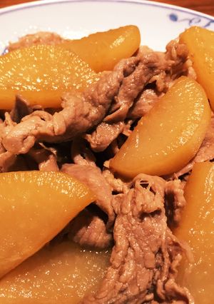 レンジで時短！豚こまと大根のほっこり煮♡-レシピのメイン写真