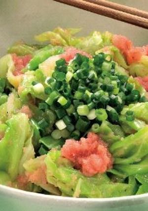 キャベツの明太子あえ-レシピのメイン写真