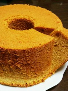 ビターなキャラメルシフォンケーキ♪-レシピのメイン写真