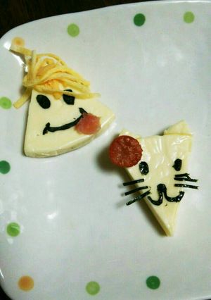 ネコちゃんと、ペロコちゃん-レシピのメイン写真