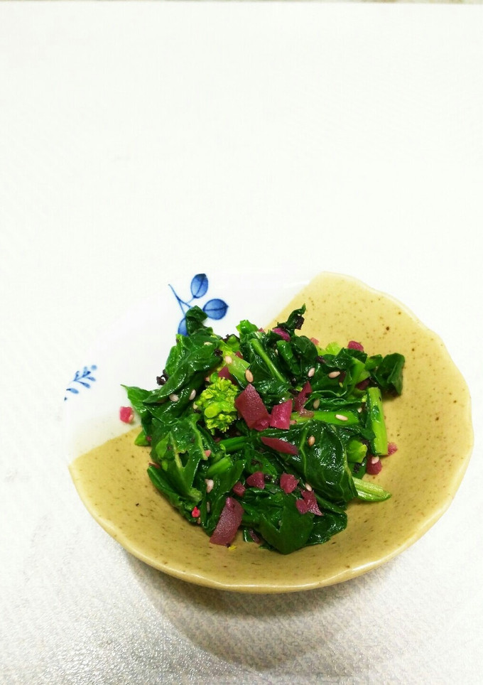 超簡単❢菜の花の刻み梅和え-レシピのメイン写真