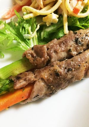 セロリ一本豚肉巻き-レシピのメイン写真