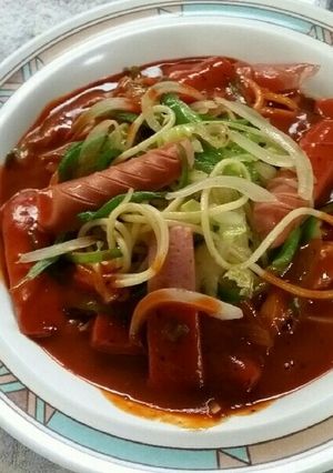 野菜ジュース使用簡単名古屋名物パスタ-レシピのメイン写真