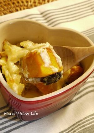 南瓜とプルーンのチーズ焼き-レシピのメイン写真