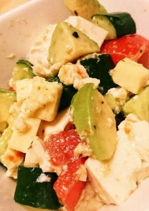 アボカドと豆腐のイタリアンサラダ-レシピのメイン写真